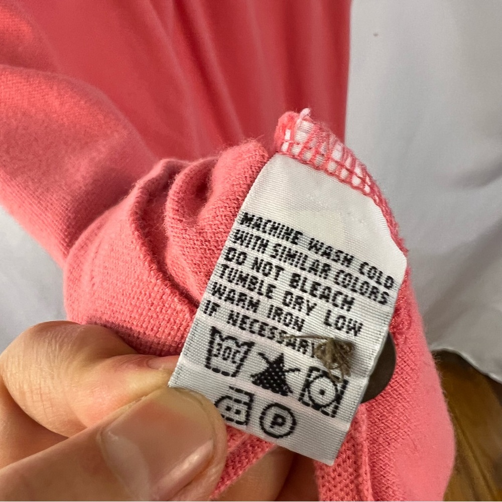 Tommy Bahama Polo Shirt Relax Island Modern Fit Mens Size L Pink Golf Casual - Picture 5 of 5